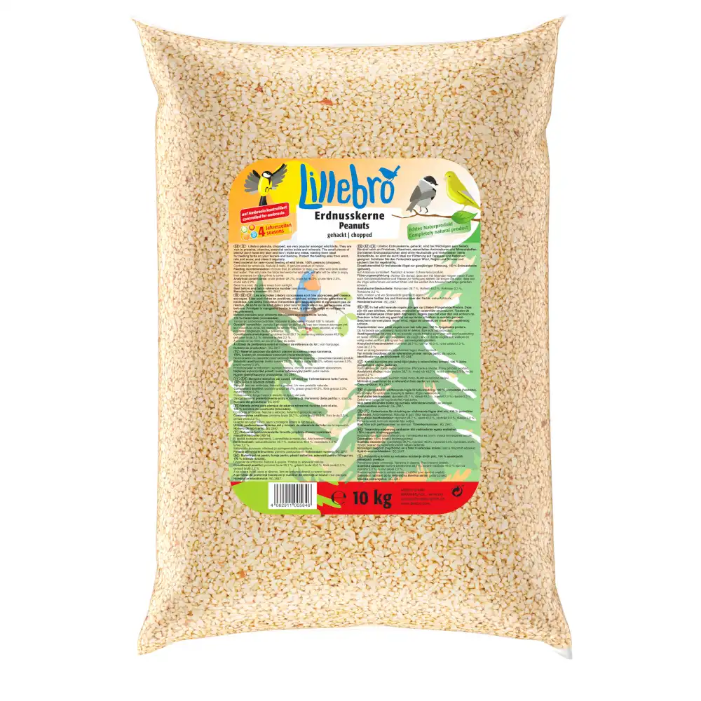 Lillebro Semillas de cacahuete picadas - 10 kg