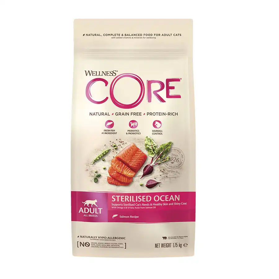 Wellness Core Adult Sterilised Ocean Salmón pienso para gatos