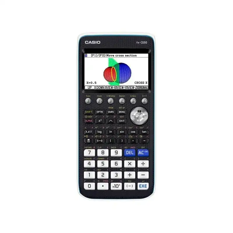 Calculadora Casio Fx-cg50 Cientifica Grafica 8 Lineas 21 Caracteres Pantalla Color 3d Memoria 16 Mb