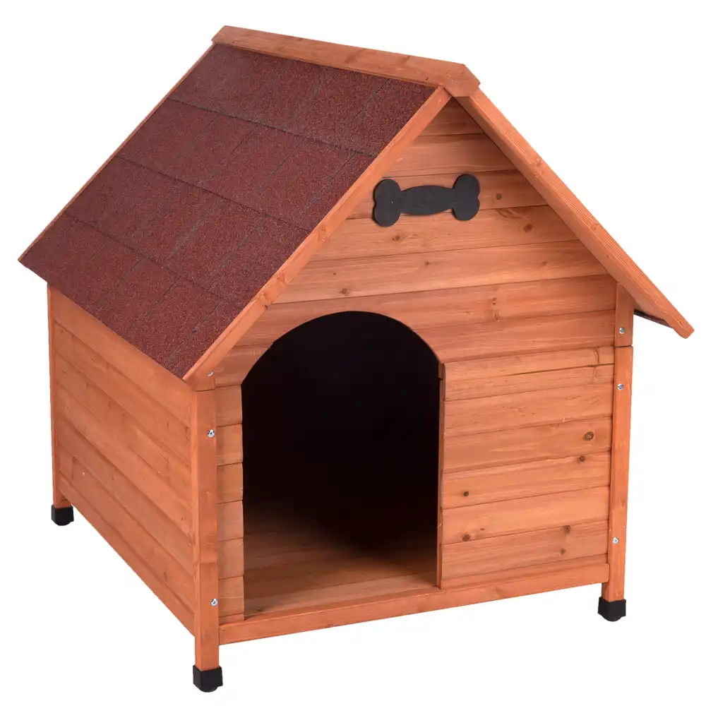 Caseta de madera Spike Classic para perros - XXL: 97 x 115 x 109 (An x P x Al)