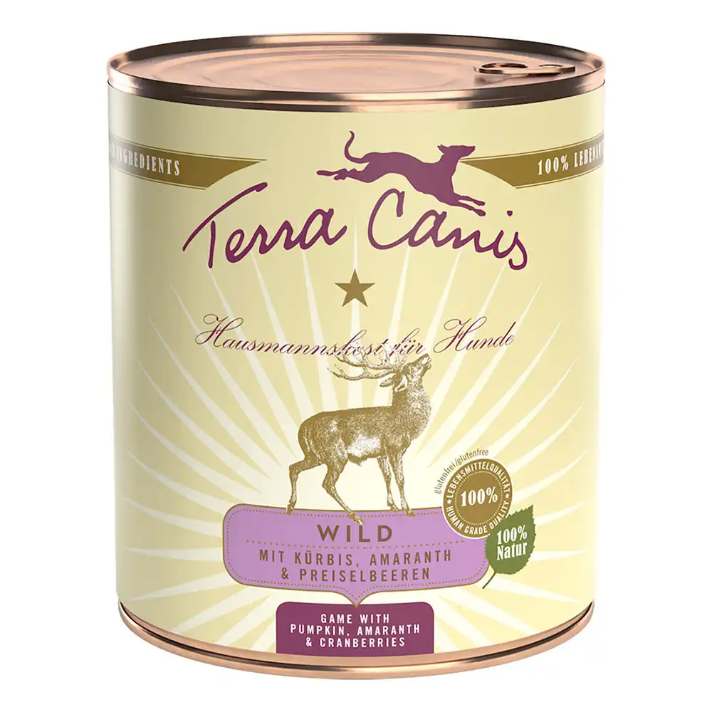 Terra Canis Menú 6 x 800 g - Venado