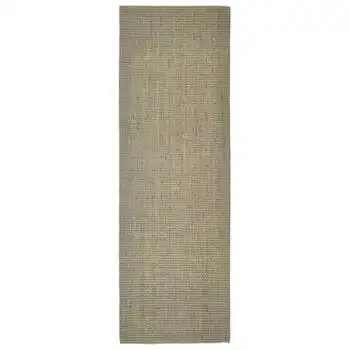 Alfombra De Sisal Para Rascador Gris Taupe 66x200 Cm Vidaxl