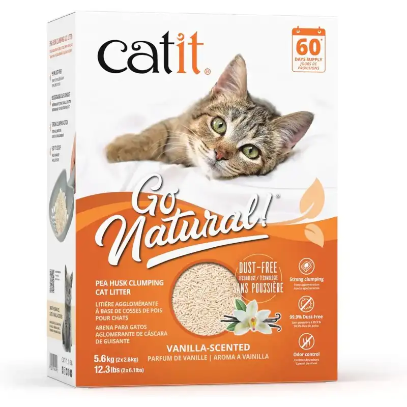 Arena Catit Go Natural! Arena guisantes Vainilla