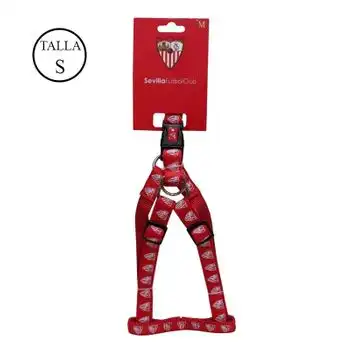 Arnés Para Perro Pequeño Del Sevilla Fc Talla S Rojo Torso 31 A 37 Cm