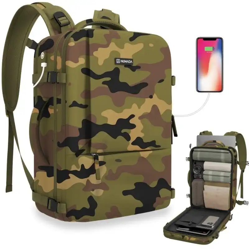 Numada Explorer B40 Mochila de Viaje Cabina 40x20x25cm (20L) Verde Militar