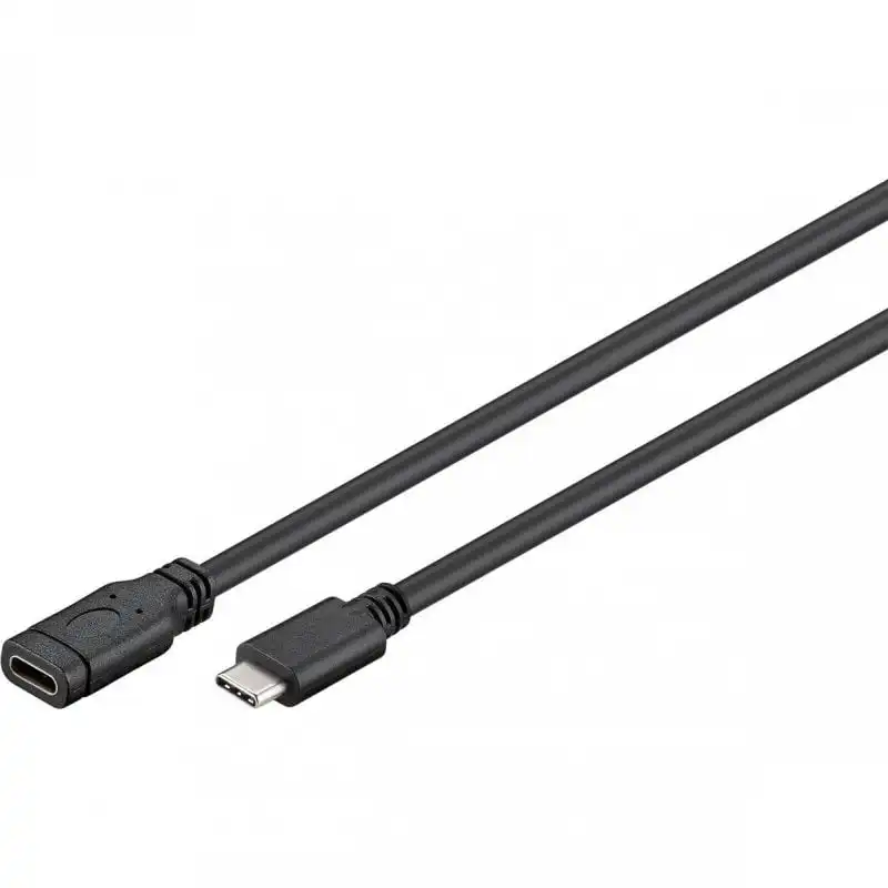 Goobay Cable USB-C 3.1 Macho/Hembra 1m Negro