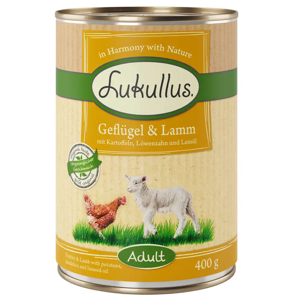 Oferta de prueba: Lukullus 1 x 400 g - Ave y cordero