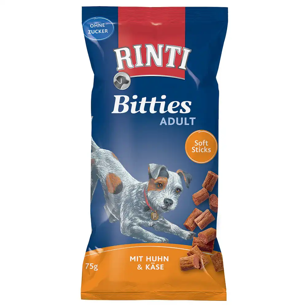 Rinti Bitties Adulto - 75 g de pollo con queso