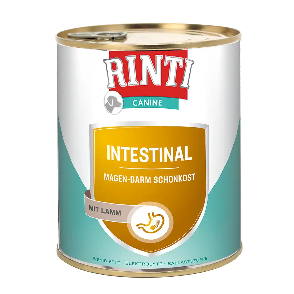 RINTI Intestinal Canino con Cordero 800 g - 6 x 800 g