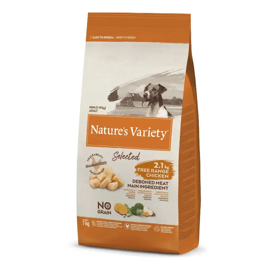 Nature's Variety Adult Mini Selected Pollo pienso para perros