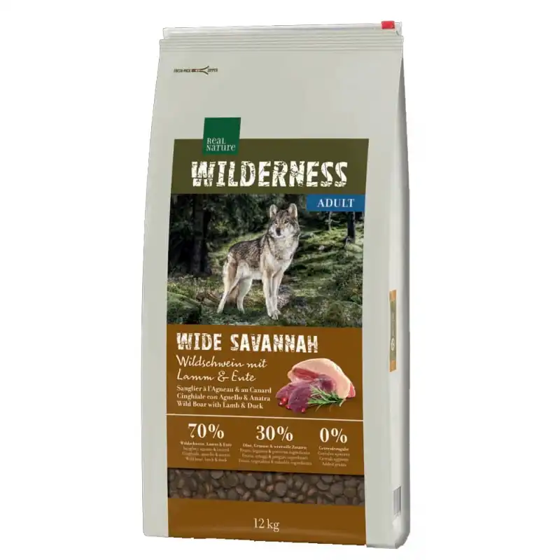 Real Nature Wilderness Wide Savannah Para Perros De Todos Los Tamaños, Peso 4 Kg.