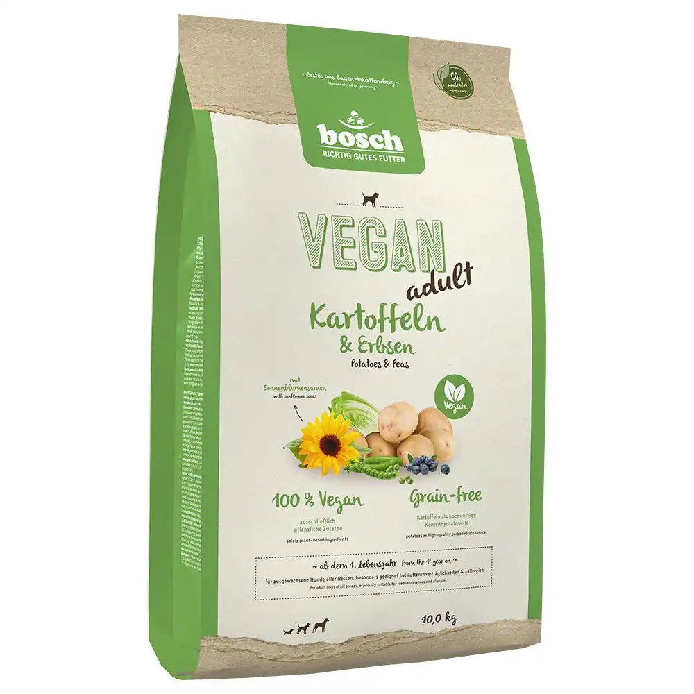 bosch HPC Adult Vegan, con patatas y guisantes pienso para perros - 10 kg