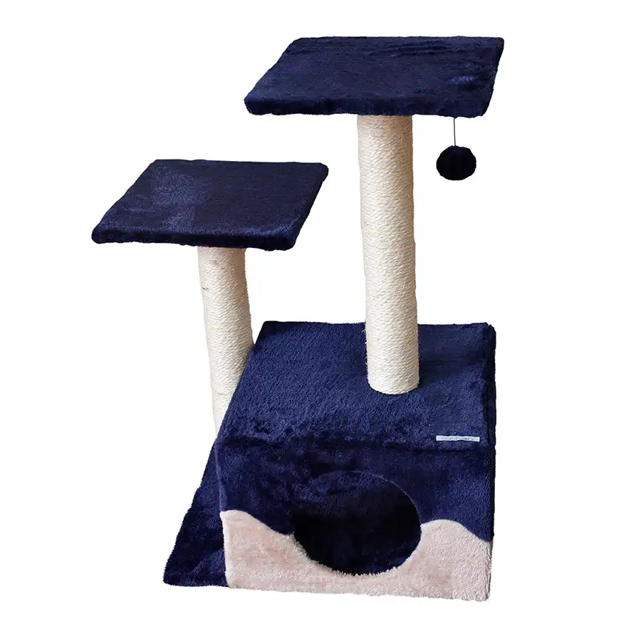 Catshion Frontier azul poste rascador para gatos