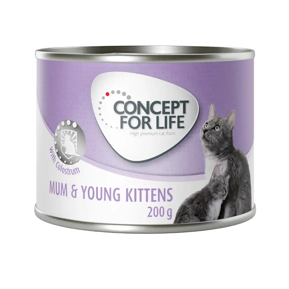 Concept for Life Mum & Young Kittens Mousse - 6 x 200 g