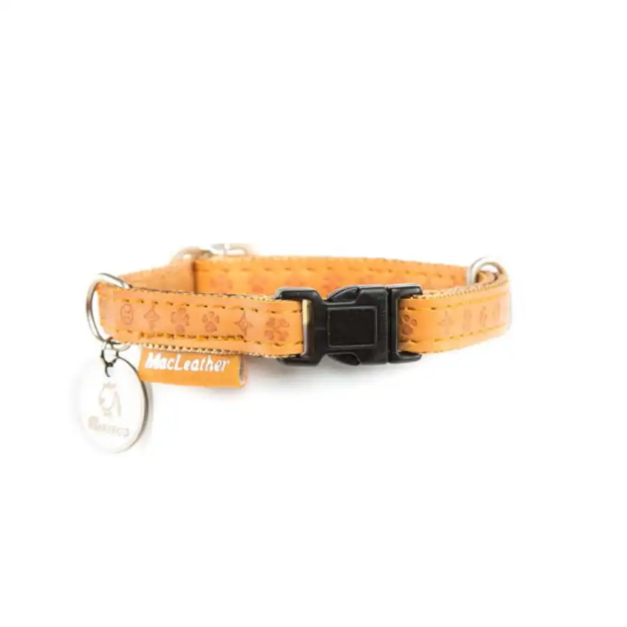 Collar para perros MacLeather marrón M