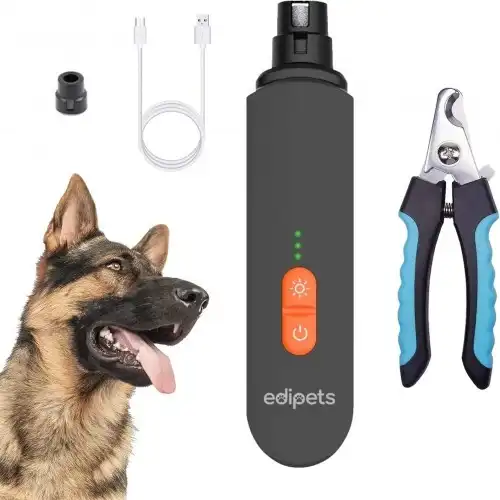 Edipets lima de uñas eléctrica negra para perros