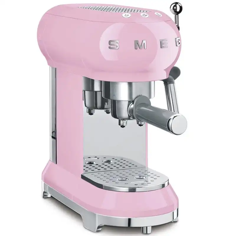 Smeg ECF01PKEU Cafetera Express 15 Bares Rosa