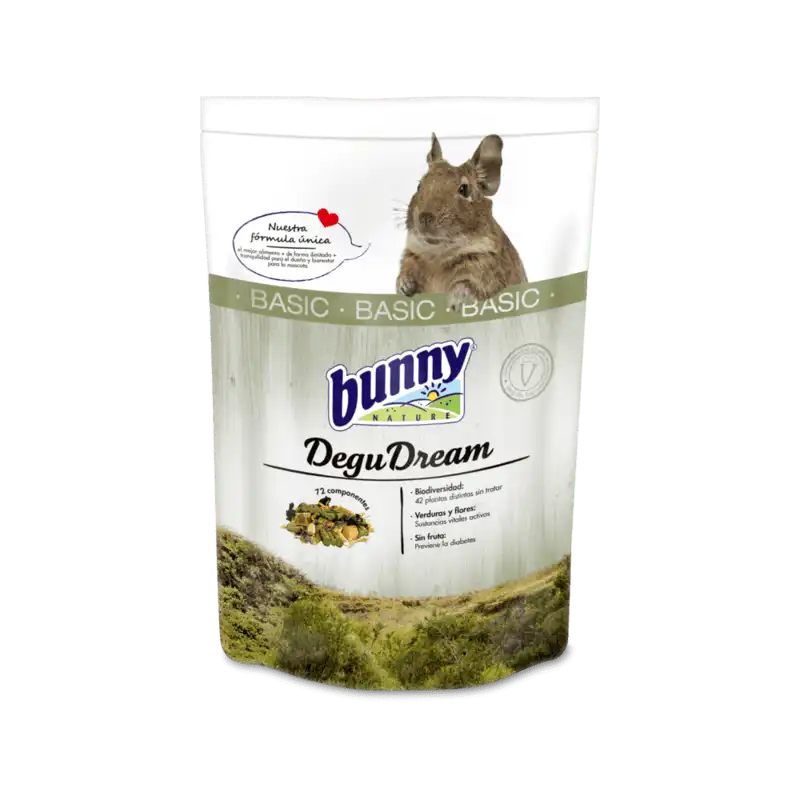 Bunny Pienso Sueño Básico 1,2 Kg Para Degú, Unidades 1 Unidad.