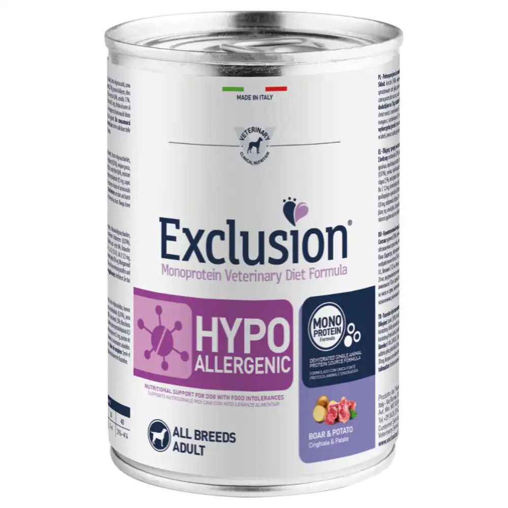 Exclusion Diet 6 x 400 g - Jabalí y patata