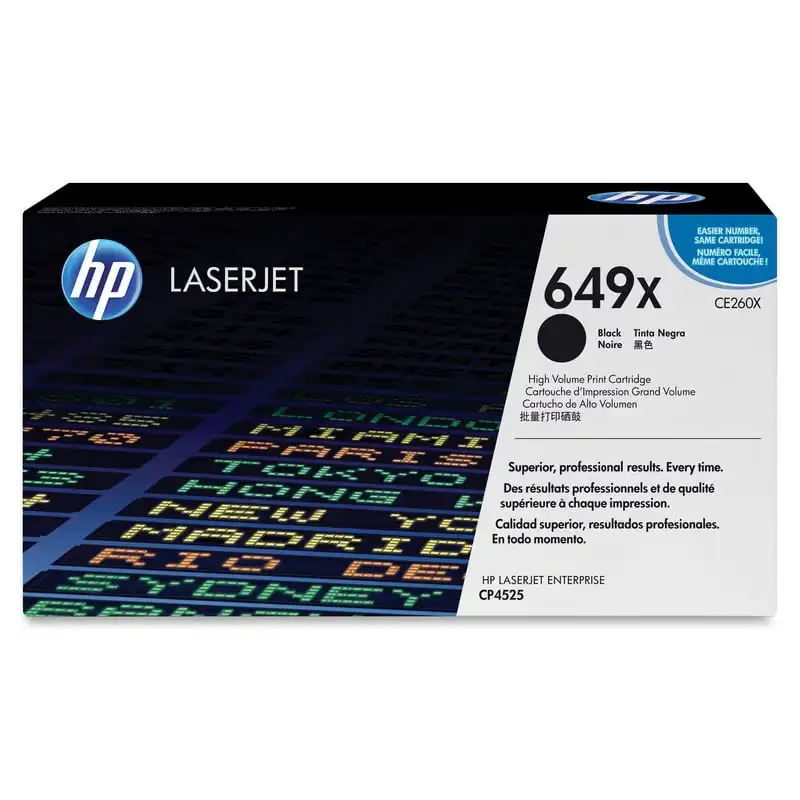 HP 649X Tóner Original Laserjet Negro