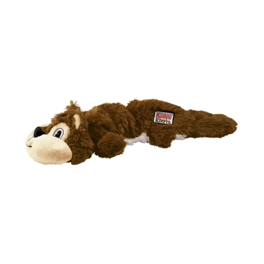 Kong Scrunch Knots Ardilla de peluche para perros