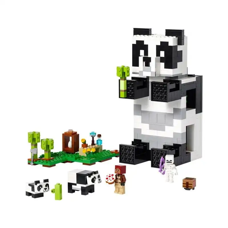 Lego Minecraft Refugio del Panda