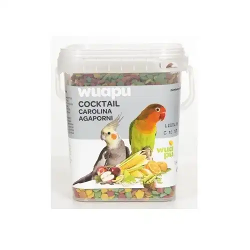 Wuapu Cocktail Carolina Agaporni Alimento para Loros 450 Gr 450 GR