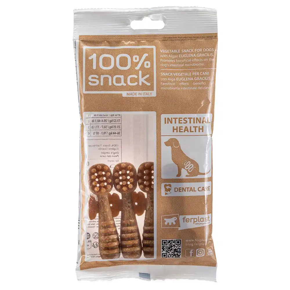 Cepillo de dientes para perros Ferplast Euglena - S: para perros pequeños (5 - 12 kg)