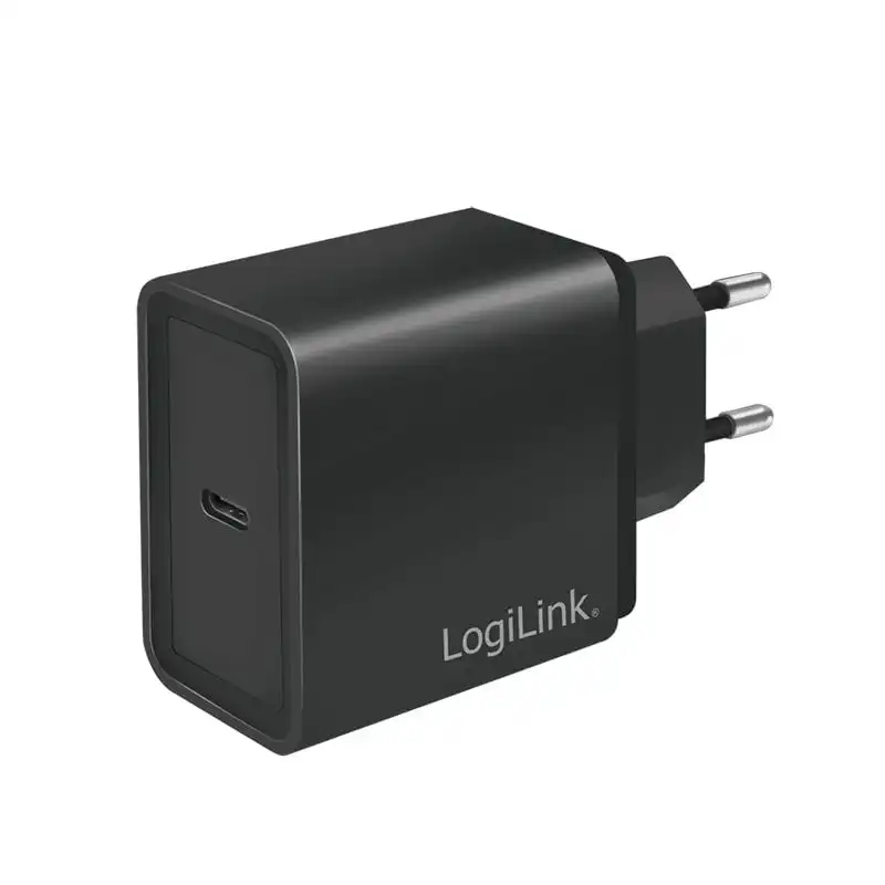 LogiLink Cargador USB-C 18W Negro