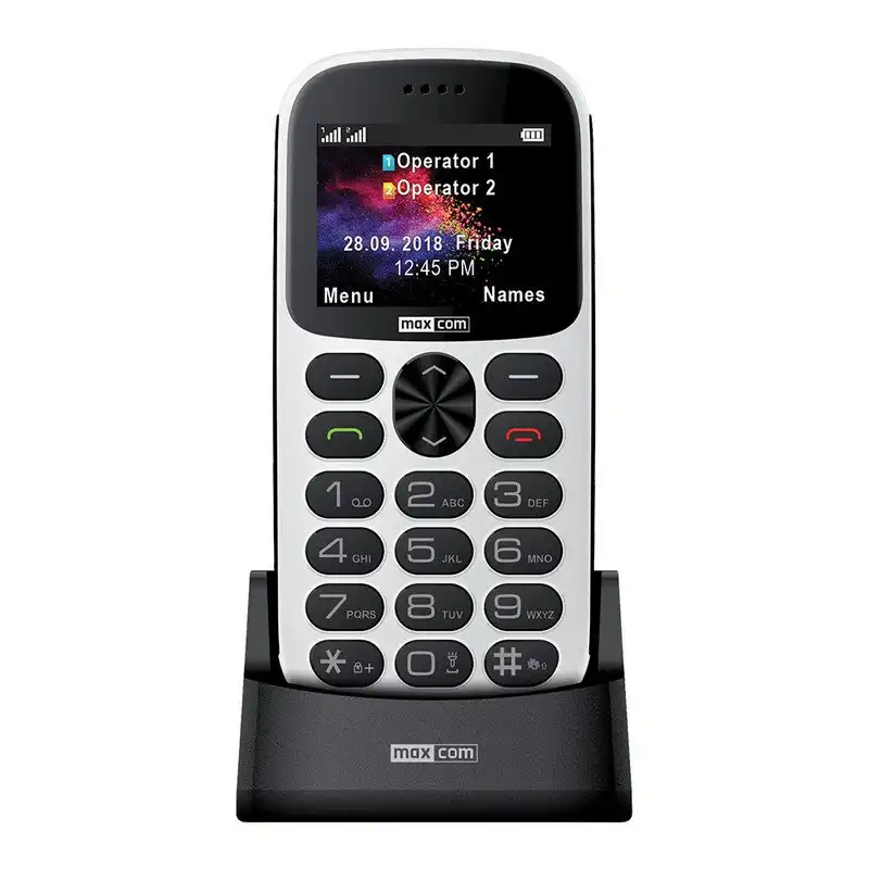 Maxcom Comfort MM471 Teléfono para Personas Mayores Blanco