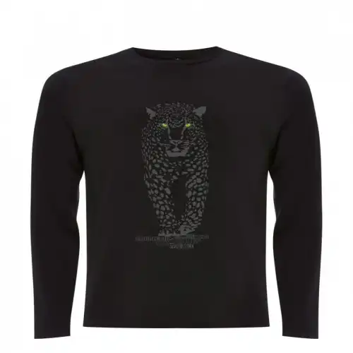 Camiseta unisex jaguar color Negro