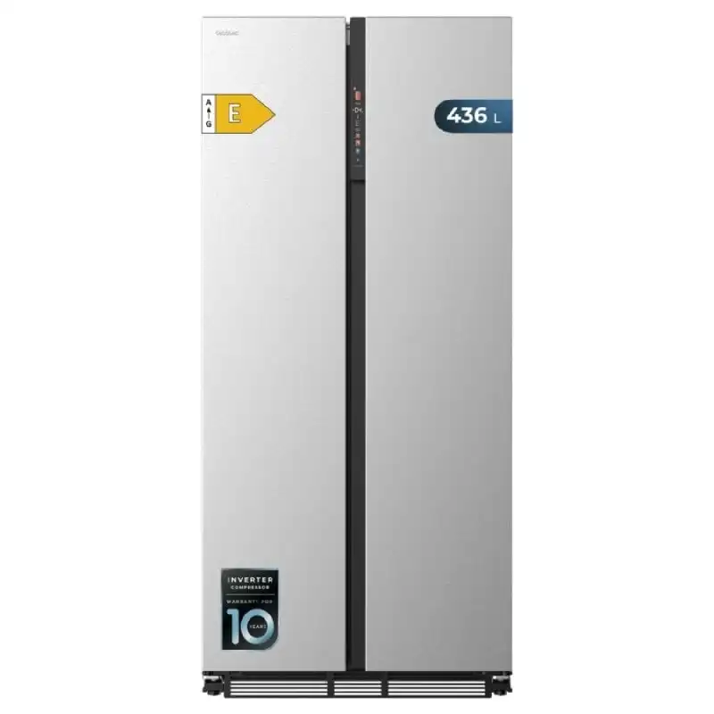 Cecotec Bolero Coolmarket Sbs 436 Sbi Inox E Frigorífico Americano 436l No Frost Clase E Inverter Plus Fast Cooling