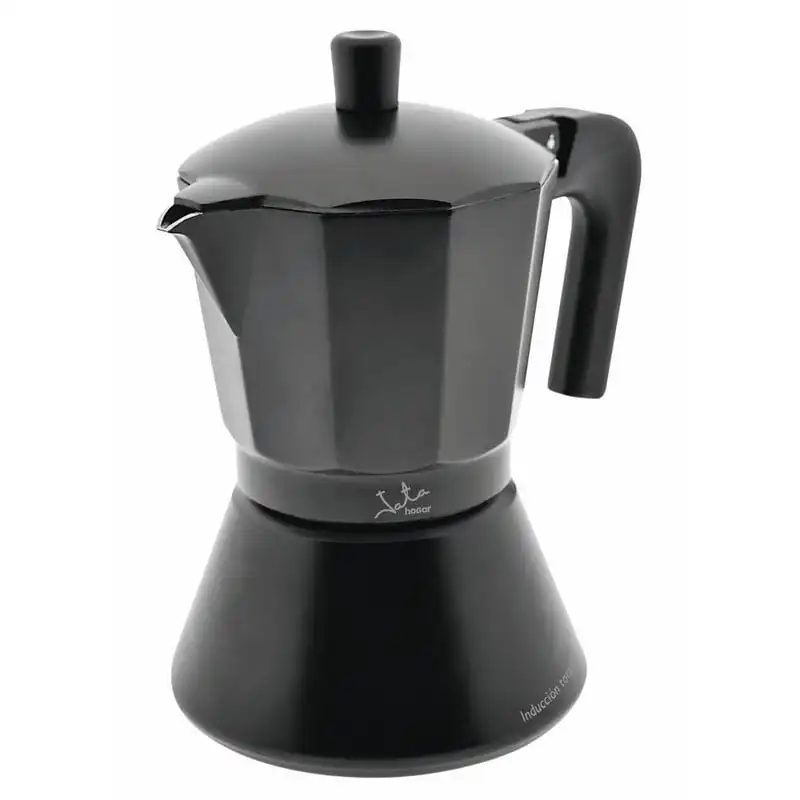 Jata CFI Cafetera Italiana 9 Tazas Negra