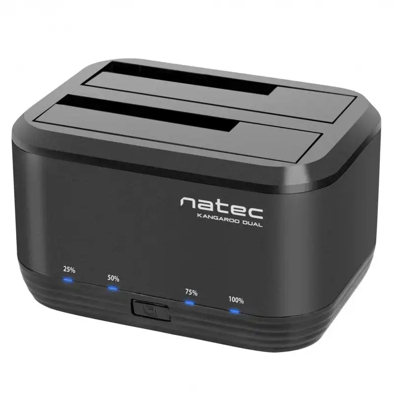 Natec Kangaroo Docking Station Dual USB 3.0 SATA Negra