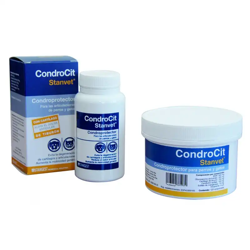 Condroproctector para perros y gatos Condrocit 120 cds