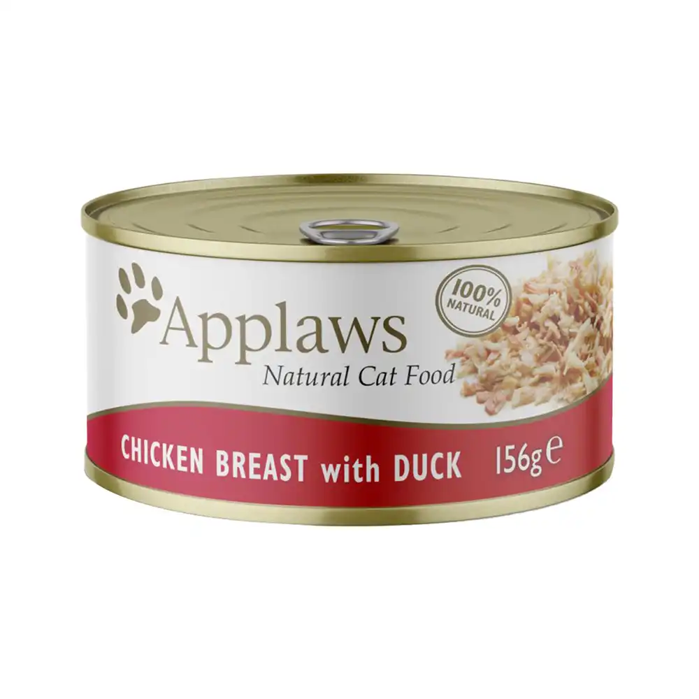 Applaws latas en caldo para gatos 6 x 156 g - Pechuga de pollo y pato