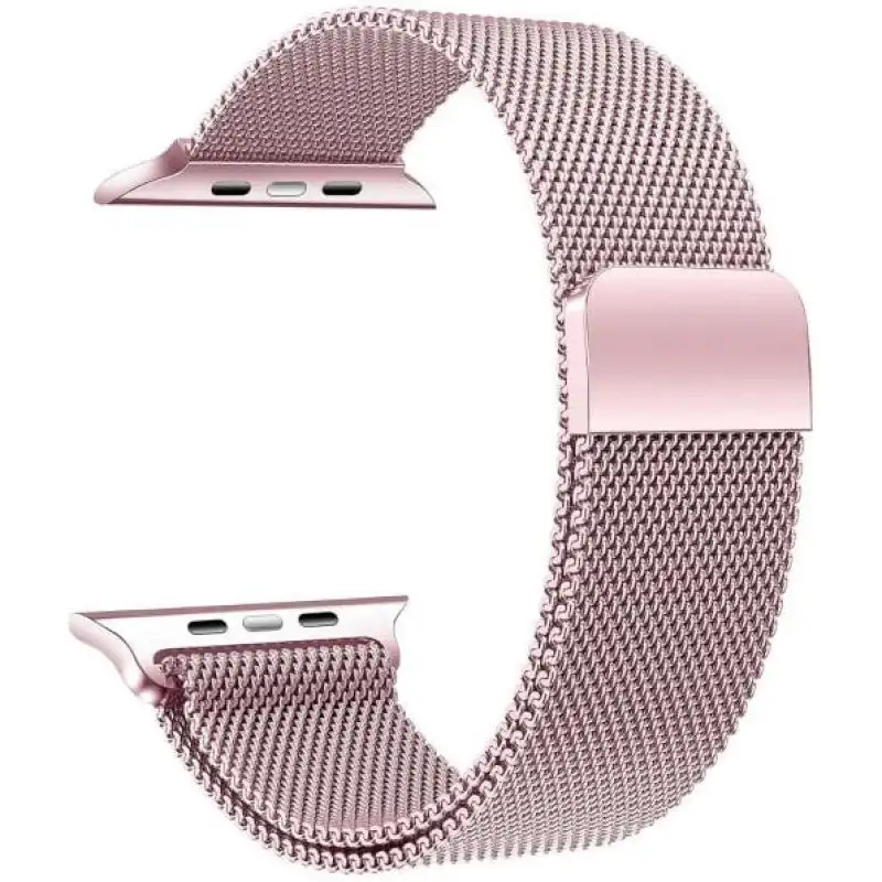 Ksix Correa Intercambiable de Metal Rosa para Series Urban y Apple Watch 42/44/45/49mm
