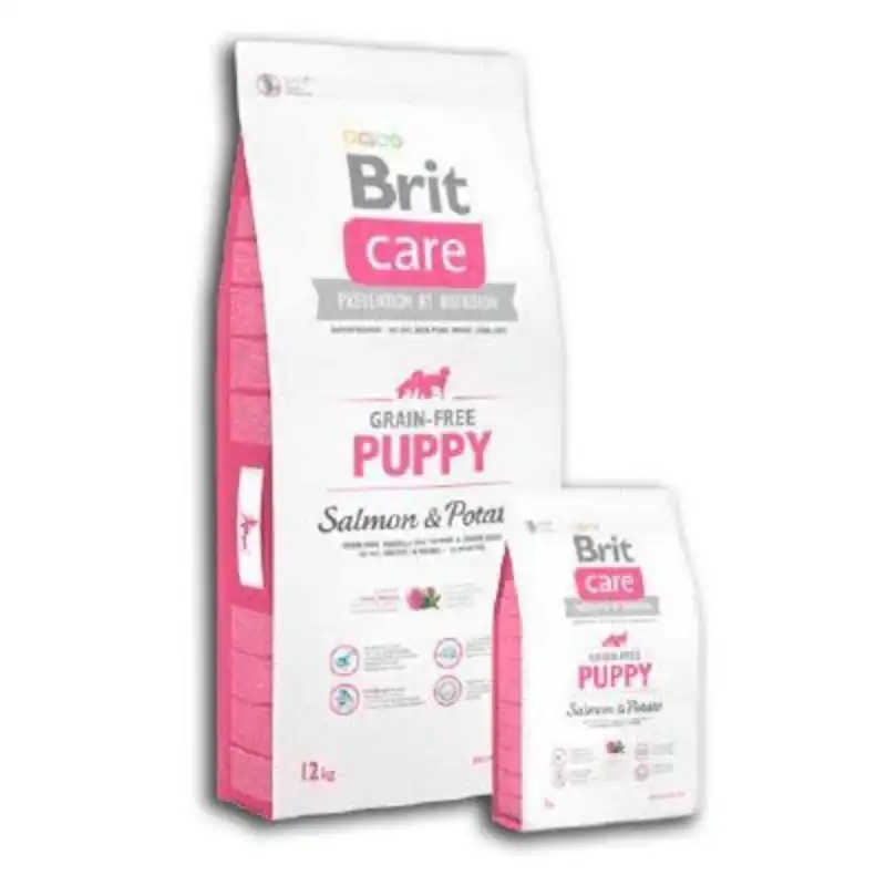 3 Kg Brit care puppy salmon alimentación y patata para perros