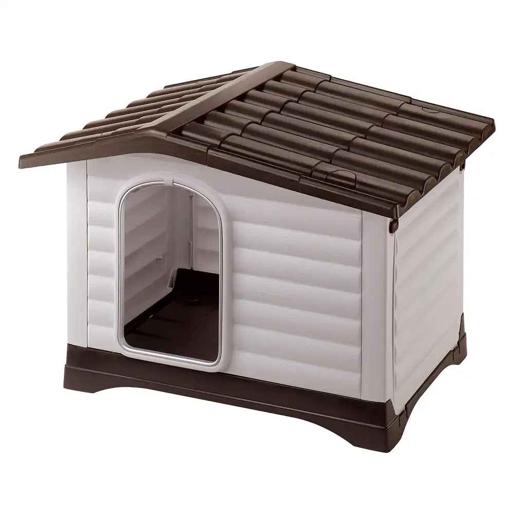 Caseta de plástico Dogvilla de Ferplast L - Dogvilla 110: 111 x 84 x 79 cm (L x An x Al)