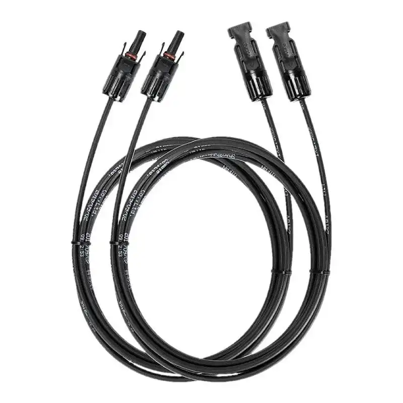 EcoFlow Cable de Extensión MC4 a XT60 para Paneles Solares 3m Pack 2 Unidades