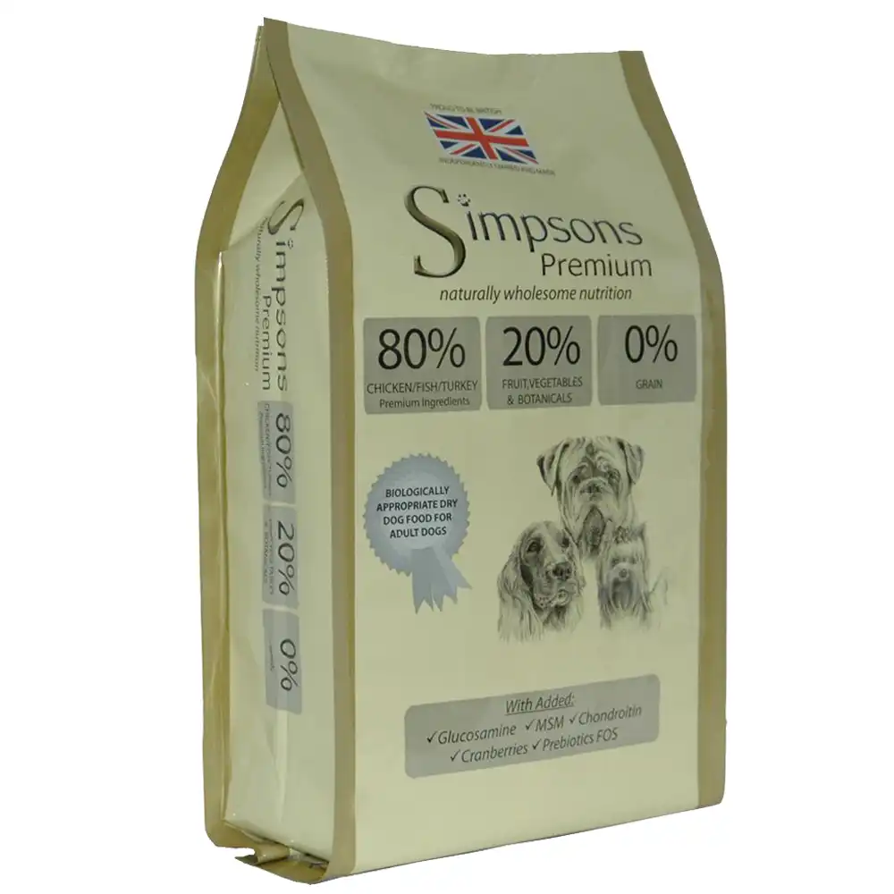 Simpsons Premium 80/20 con carne y pescado - 12 kg