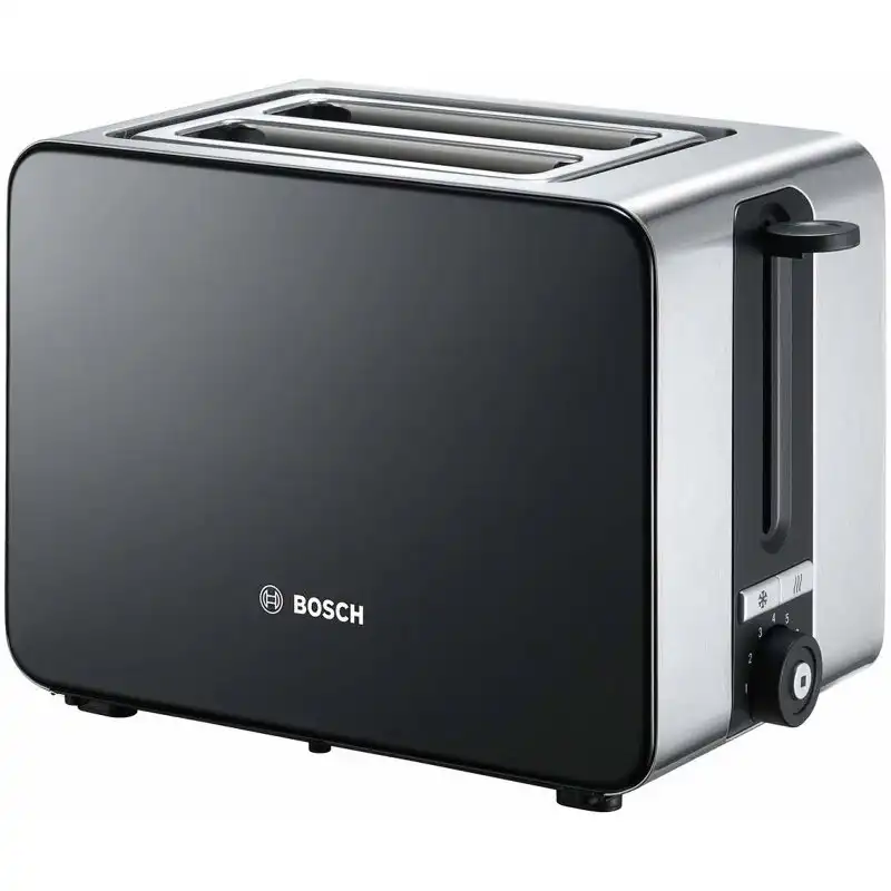 Bosch TAT7203 Tostadora 2 Rebanadas 1050W Negro Grafito