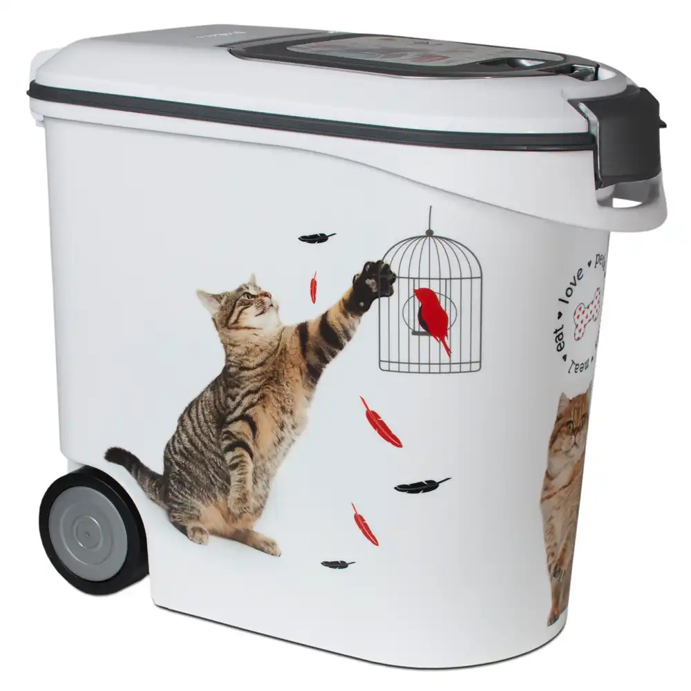 Envase para pienso Curver para gatos - Grande (hasta 12 kg de pienso)