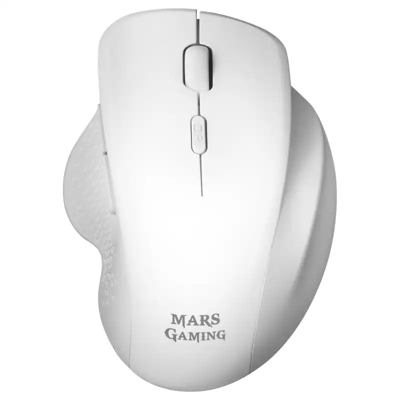 Mars Gaming MMWERGO Ratón Inalámbrico 3200DPI Blanco