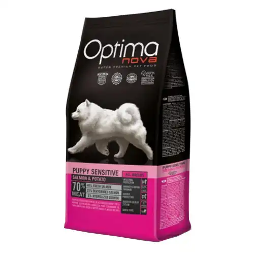 Optima Nova Puppy Sensitive Salmón pienso para perros