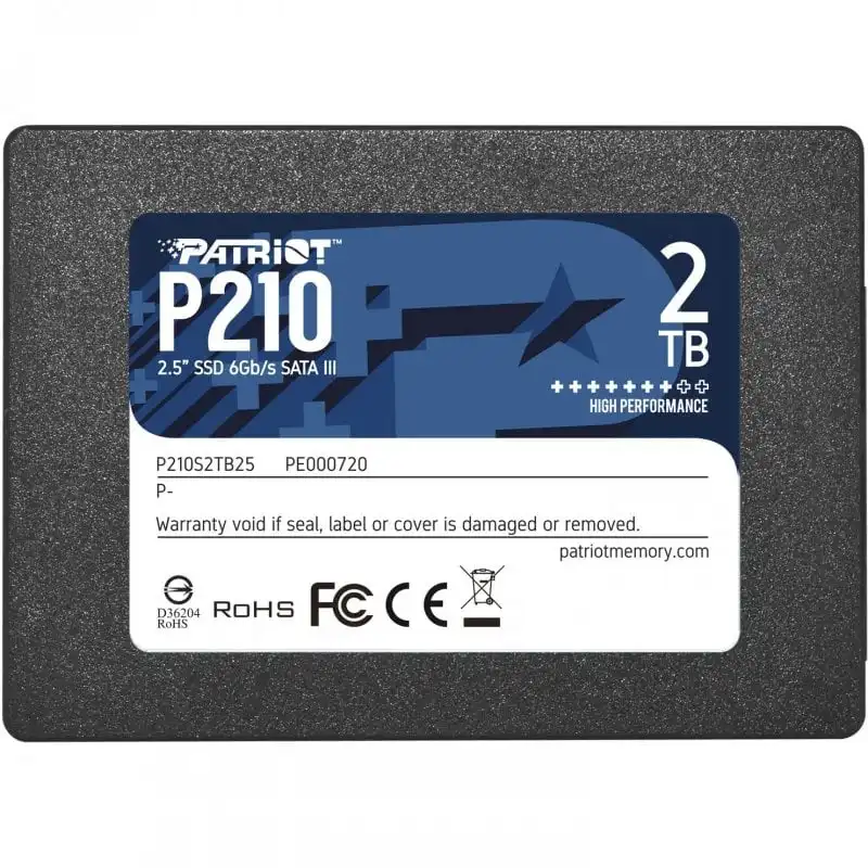 Patriot P210 2.5" SSD 2TB SATA 3