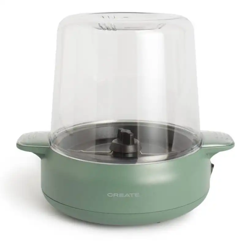 Create Popcorn Maker Studio Máquina de Palomitas con Fundidor de Mantequilla 500W Verde