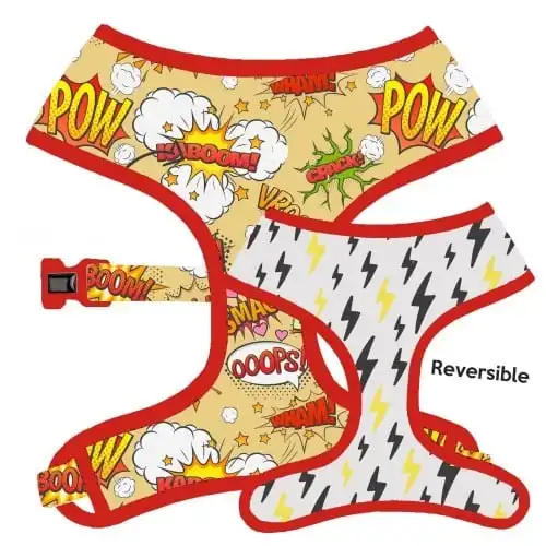 Arnés reversible CaponeTheDog estampado Superdog