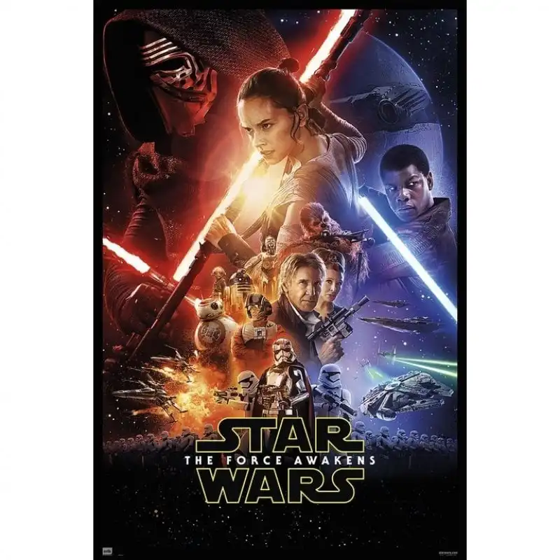 Erik Maxi Póster Star Wars VII One Sheet 91.5x61cm
