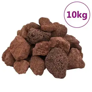 Rocas Volcánicas Rojas 10 Kg 5-8 Cm Vidaxl